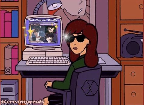 ｡ﾟ•┈୨ꜰᴏʟʟᴏᴡ ʟᴄᴠᴇʟʏʙᴜʙ.♡୧┈•ﾟ｡ Daria Profile Pictures, Steven Core, Mtv Cartoons, Daria Show, Daria Mtv, Fever Ray, Daria Morgendorffer, Chill Wallpaper, Dream Pop