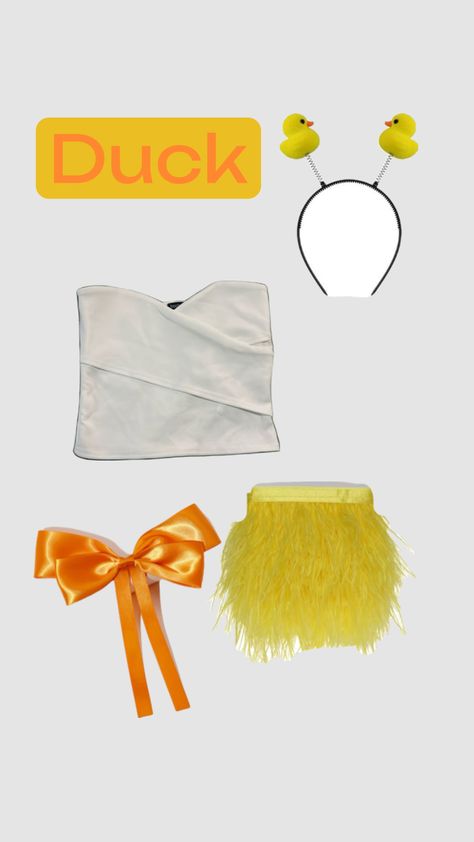 Duck Costume For Women, Letterland Costumes Ideas, Duck Costume Diy, Duck Costume, Duck Costumes, Costume For Women, Costume Diy, Costumes Ideas, Diy Costumes