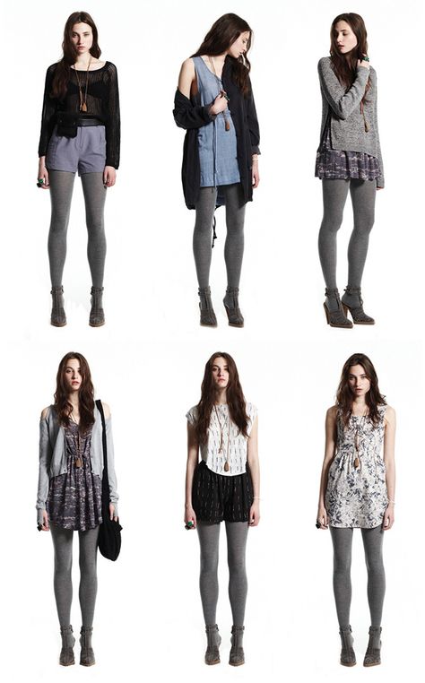 Gray Tights Outfit Winter, Flannel Tights Outfit, Outfits With Grey Tights, Gray Stockings Outfit, Grey Stockings Outfit, Grey Pantyhose Outfits, Ta Helao, Stockings Outfit Winter, Grey Tights Outfit