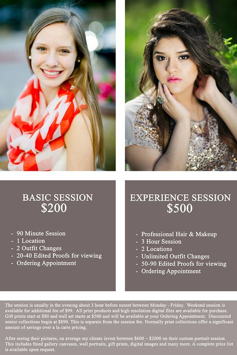 Senior Price for Dallas Senior Portraits. Contact Chantal Brown to book your senior portrait session! Photography Price List, Photo Packages, Graduation Photography, Photography Marketing, Photography Pricing, Photography Packaging, Photography Skills, Professional Hairstyles, Photo Tips