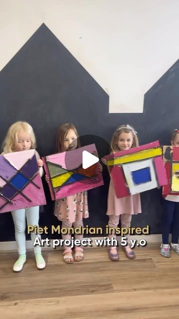 Art classes for kids on Instagram: "This time we made abstract paintings inspired by Dutch artist Piet Mondrian.
Kids loved this project❤️

Join our Art classes for 4-5 years old
Www.artbackyard.com
Active link in bio @art_backyard" Piet Mondrian For Kids, Mondrian Art For Kids, Abstract Painting For Kids, Mondrian Kids, Famous Artists For Kids, Art Classes For Kids, Mondrian Art, Art Teaching, Bio Art