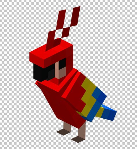 Minecraft Parrot PNG Image Minecraft Parrot, Parrot Png, Minecraft Pack, Parrots Art, Amazing Minecraft, Free Sign, Color Help, Us Images, Clipart Images