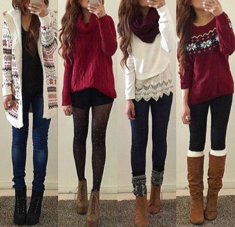 Pretty much winter vibes winter outfits for teens Fair Isle Pullover, Winter Mode Outfits, Weekend Mode, 2015 Outfits, Legging Outfits, Cute Winter Outfits, Tumblr Fashion, Fair Isle Sweater, Cute Fall Outfits