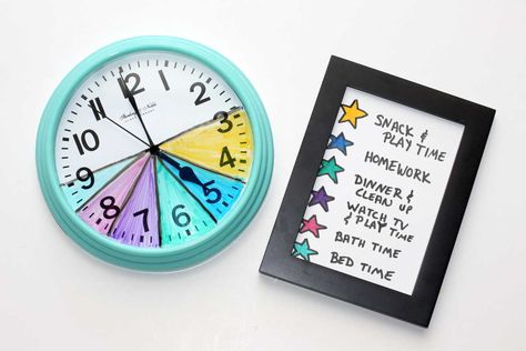 Teach Time Management School Day Routine, Uppfostra Barn, Routine Checklist, After School Routine, School Routine, Day Routine, Education Positive, Back To School Hacks, Kids Schedule