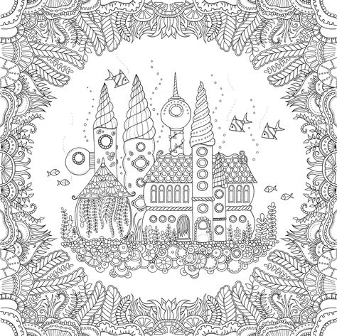 Free Coloring book pages for adults - Coloring Book Addict Lost Ocean Coloring Book, Ocean Coloring Pages, Forest Coloring Book, Enchanted Forest Coloring Book, Enchanted Forest Coloring, Joanna Basford, Adult Colouring Printables, Lost Ocean, Johanna Basford Coloring Book