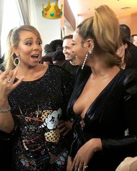 Beyoncé & Mariah Carey  at the Roc Nation Pre-Grammy Brunch 27th January 2018 Beyonce Fashion, King B, Roc Nation, Queen Bee Beyonce, Women Lawyer, Celebrity Siblings, Beyonce Knowles Carter, Seth Rogen, Beyonce Style