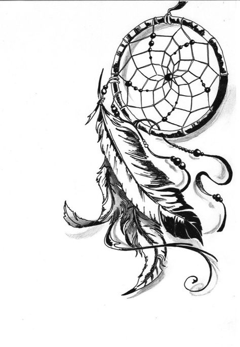 Dream Catcher Tattoo For Men, Atrapasueños Tattoo, Dreamcatcher Drawing, Archer Tattoo, Dreamcatcher Tattoos, Native American Tattoo Designs, Cobra Tattoo, Music Notes Tattoo, Birds Feathers