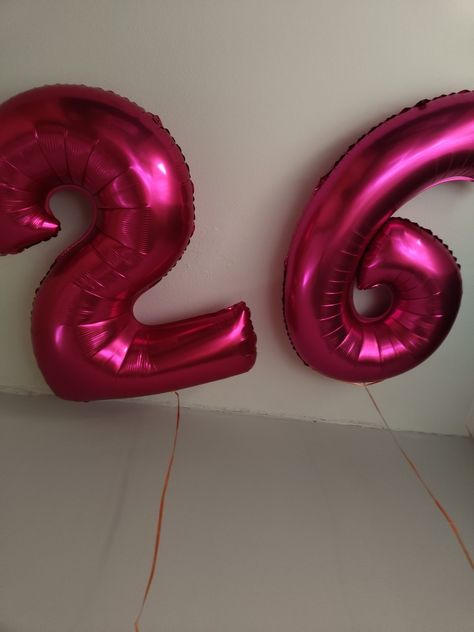 26th Birthday, Birthday Balloons, Birthday Ideas, Balloons, Birthday, Pink, Pins