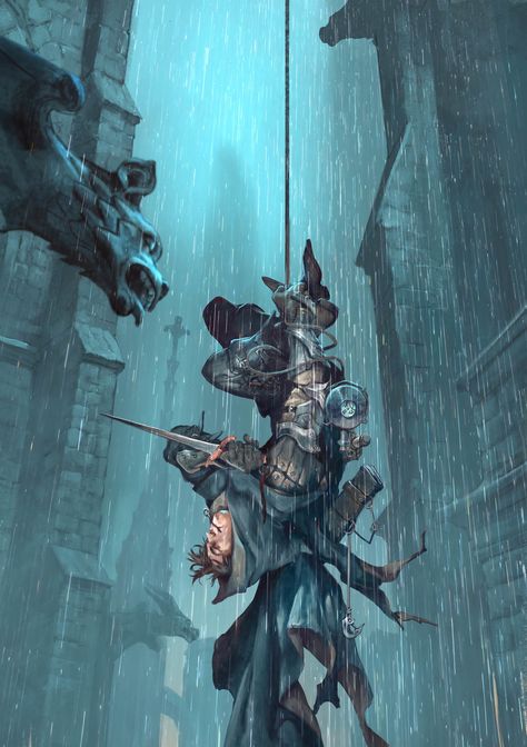 ArtStation - Thief, Jesper Ejsing Thief Pose, Anime Thief, Male Concept Art, Jesper Ejsing, Pose Male, Poses Male, Rpg Horror, Rpg Dice, High Fantasy