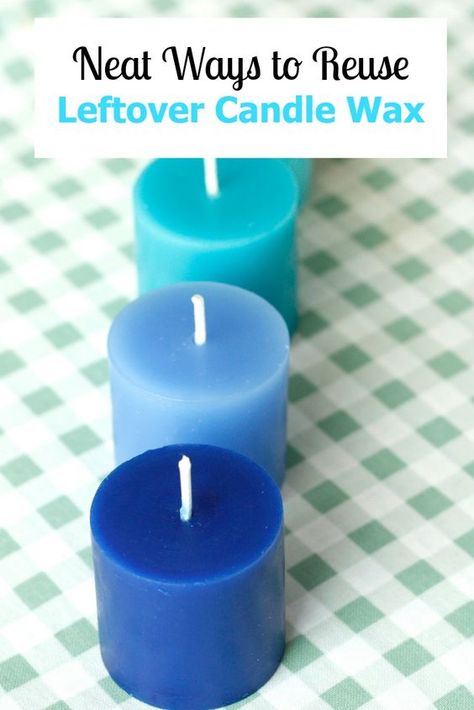 Fun Ways to Reuse Leftover Candle Wax #candles #diy #diyproject #recycled Old Candle Wax Reuse Ideas, Recycle Candle Wax, Candles For Beginners, Reuse Candle Wax, Candle Wax Crafts, Leftover Candle Wax, Reuse Candle, Make Homemade Candles, Wax Crafts