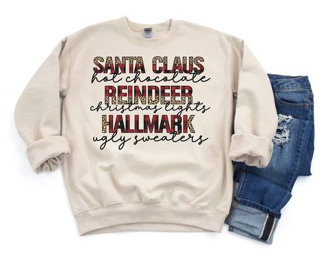 Reindeer Hot Chocolate, Christmas Reindeer, Ugly Sweater, Santa Claus, Hot Chocolate, Graphic Sweatshirt, Sweatshirts