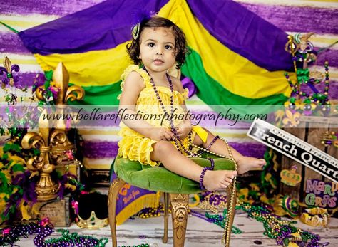 Mardi Gras Mini Session #bellareflectionsphotography Backdrop Ideas, Mini Session, Christmas Minis, Mini Sessions, Pregnancy Shoot, Photography Backdrops, Photography Backdrop, Newborn Photos, Mardi Gras