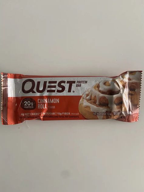 cinnamon roll quest bar Quest Bars Aesthetic, Quest Bar Aesthetic, Quest Protein Bars, Quest Protein, Quest Bars, Quest Bar, Autumn Food, Big Appetite, To Try