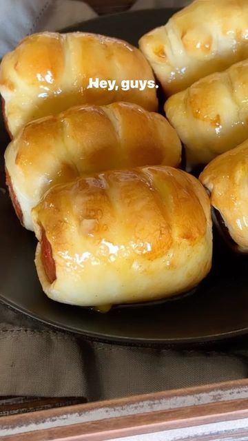 Air Fryer Kolaches, Texas Kolache Recipe, Kolaches Recipe Easy, Kolache Recipe Texas, Texas Kolaches, Rhodes Rolls Recipes, Deficit Meals, Appetizing Food, Kolache Recipe