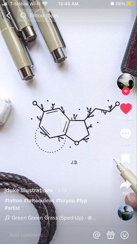 Serotonin Tattoo, I Tattoo, Tattoos, I Love