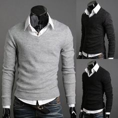 Bom Male Sweater Outfit, Pull Over Sweaters, Male Sweater, Men's V Neck Sweaters, Male Sweaters, Mens Fashion Sweaters, Sweater Outfit, Mode Casual, Velvet Fashion