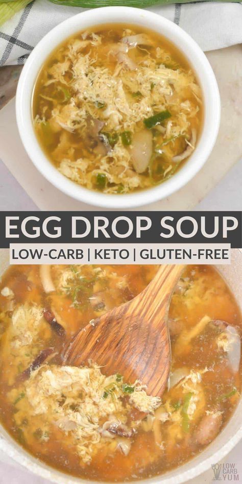 Low Carb Egg Drop Soup Recipe, Low Carb Egg Drop Soup, Low Sodium Egg Drop Soup, Paleo Egg Drop Soup, Keto Egg Drop Soup, Gf Soup, Homemade Egg Drop Soup, Diabetics Recipes, Paleo Soup Recipe