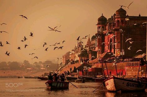 Banaras Ghat, South India Tour, Amazing India, Watercolor Architecture, India Photography, Fine Art Landscape Photography, Landscape Concept, India Tour, North India