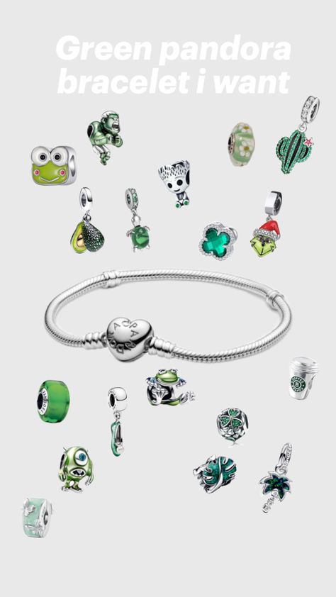 I probably can’t buy this Green Pandora Bracelet, Pandora Bracelet Charms Ideas, Bracelet Charms, Pandora Bracelet Charms, Pandora Bracelet, Charm Bracelets, Pandora Charms, I Want, Charm Bracelet