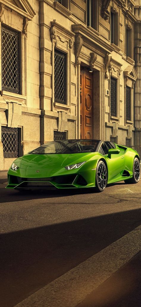 Huracan Spyder, Lamborghini Engine, Green Lamborghini, Lamborghini Huracan Evo, Best Lamborghini, Huracan Evo, Green Cars, Sports Car Wallpaper, Ford Mustang Car