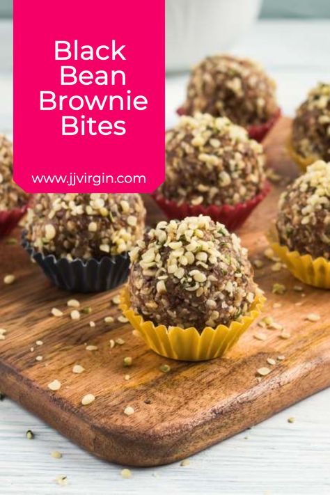 Protein-powered Black Bean Brownie Bites with less than one gram of sugar. Perfect homemade DIY recipe idea for The Virgin Diet approved desserts, dairy-free breakfasts, and healthy snacks. Pancreatic Diet Recipes, Pancreatic Diet, The Virgin Diet, Packed Snacks, Brownie Bites Recipe, Virgin Diet, Jj Virgin, Black Bean Brownies, Bean Brownies