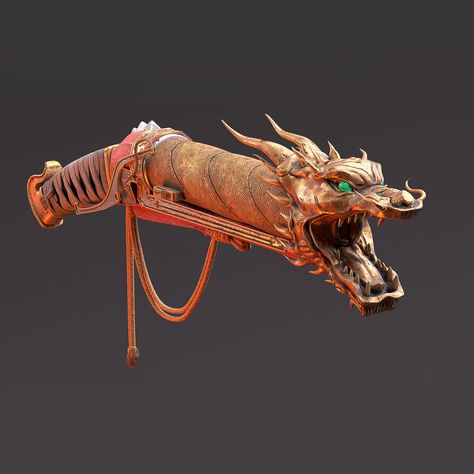 Dragon Cannon, Feudal Japan, Ancient Dragon, Tabletop Rpg Maps, Fantasy Props, Thai Art, Dungeons And Dragons Homebrew, Fantasy Armor, Robot Concept Art