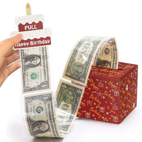 Surprise Money Gift Ideas, Money Roll, Cadeau St Valentin, Surprise Package, Valentines Candy, Toy Money, Surprise Birthday Gifts, Surprise Box Gift, Funny Valentines Gifts