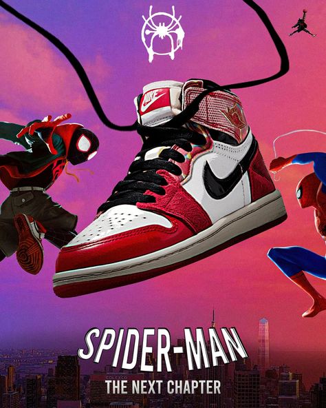 Air Jordan 1 Spiderverse "The Next Chapter" blends retro style with Spider-Man's vibrant colors, offering a must-have sneaker for fans of both the iconic silhouette and the superhero franchise. #AirJordan1SpiderVerse #TheNextChapter #SpiderVerseInspired #GeometricDesign #BoldColors #SneakerStyle #FamilySizing #CoBrandedPacking #FashionForward #SpiderManVibes #Sneakerheads #LimitedEdition #CollectorsItem #StylishKicks #SpiderVerseFashion #IconicSneakers #topsandbottoms Next Chapter Jordan 1, Spider Man Jordan 1s, Spiderverse Jordan, Miles Morales Jordans, Spiderman Jordans, Air Jordan 1 Spiderman, Spiderman Jordan, Spider Man Shoes, Marvel Shoes