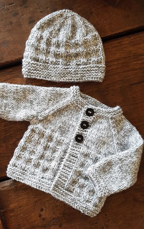 Pola Kardigan, Pola Sweater, Baby Knitting Patterns Free Newborn, Cardigan Til Baby, Pola Jaket, Baby Boy Knitting Patterns Free, Baby Hat Knitting Patterns Free, Baby Jackets Pattern, Boys Knitting Patterns Free