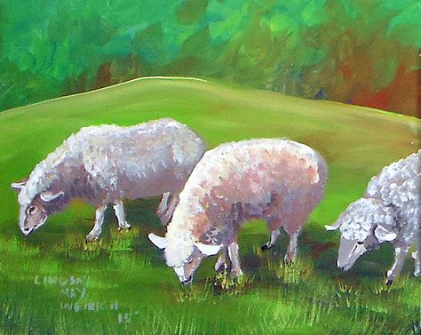 Hi friends! Thanks for encouraging me to post this long tutorial, it was one of the photos I took at the common ground fair last week. It was really fun to paint! Here is the reference photo: And h... The Frugal Crafter, Sheep Paintings, Long Painting, Sheep Art, Cut Animals, Acrylic Painting Lessons, Acrylic Painting For Beginners, Impasto Painting, Acrylic Painting Tutorials