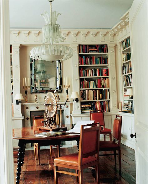 Dining Room Library, Regency House, Inglenook Fireplace, Wooden Staircases, London House, Georgian Homes, Oak Kitchen, House Garden, Main Bedroom