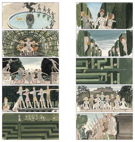 Robert Wise - The Sound of Music Storyboard Film, Storyboard Art, Storyboard Examples, Storyboard Ideas, Summer Camp Island, Storyboard Template, Beloved Movie, Animation Storyboard, Wall Of Sound