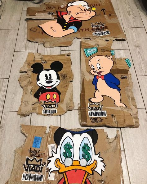 One Piece Pop Art, Disney Pop Art, Posca Art, Pop Art Comic, Dope Cartoon Art, Tableau Art, Amazing Art Painting, Painting Art Projects, Diy Art Painting