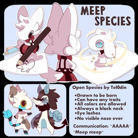 Species Sheet Template, Furry Species List, Closed Species Furry, Original Species Reference Sheet, Closed Species Reference Sheet, Species Oc, Species Sheet, Art Species, Fictional Species