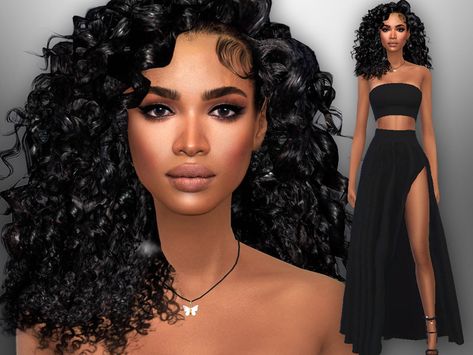 Sims Hairstyles Cc, Sims4 Cc The Sims Resource, Sims 4 Celebrities, Sims 4 Mexican, The Sims Resource Clothing, Sims 4 Celebrity Cc, Sims Hairstyles, Sims 4 Afro Hair, Sims 4 Curly Hair