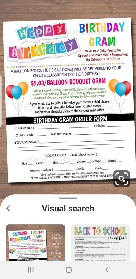 Birthday Grams Fundraiser, Pto Birthday Gram, Elementary School Fundraiser Ideas, Pta Ideas For Kicking Off The Year, Elementary Student Council, Pta Fundraising Ideas, Fundraiser Ideas School, Fundraiser Prizes, Elementary School Fundraisers