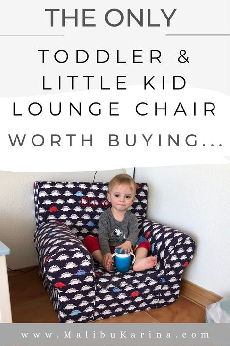 The Pottery Barn Anywhere Chair is the BEST Chair for Little Kids and Toddlers Pottery Barn Anywhere Chair, Toddler Lounge Chair, Kids Lounge Chair, Kids Chair, Toddler Chair, Comfy Chairs, Kids Chairs, Disney Inspired, Dinosaur Print