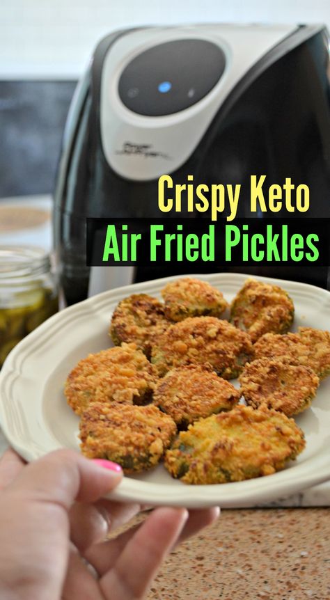 Air Fryer Recipes Potatoes, Healthy Videos, Air Fryer Oven Recipes, Air Fry Recipes, Keto Vegan, Air Fryer Recipes Chicken, Fried Pickles, Keto Diet Menu, Vegan Keto