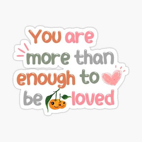 Inspired by lyrical of Agust D, I hope this product will remind you and your people that you are more than enough to be loved! You can use it for personal use or gift to another ARMYs. Yoongi Stickers, Kpop Stickers, More Than Enough, To Be Loved, Agust D, Quote Stickers, Future Car, D Day, Min Yoongi