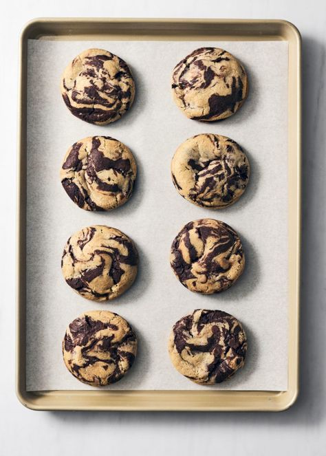 Marble Cookies Recipe, Marbled Cookies, William Sonoma Recipes, Marbled Chocolate, White Cookie, Recipes Christmas, Chocolate Chunk Cookies, Vanilla Cookies, Cookies Recipes