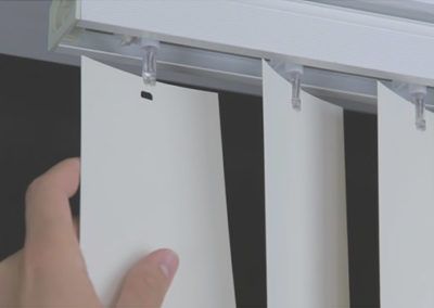 How to Remove and Install Vertical Blind Vanes – 381001 How To Fix Vertical Blinds, How To Fix Blinds, Sliding Door Shades, Blinds Repair, How To Make Blinds, Patio Door Blinds, Vertical Blind Slats, Door Shades, Blind Repair