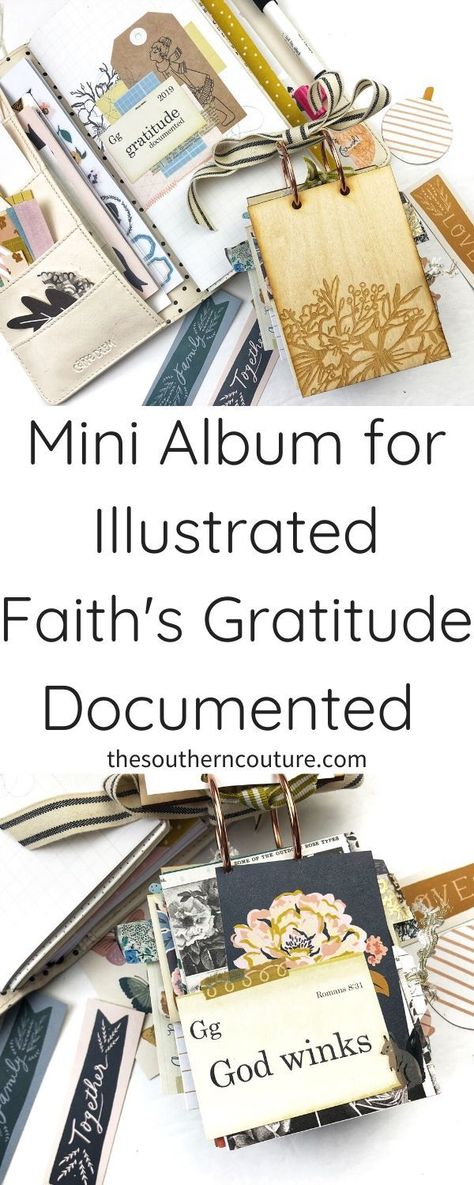 Setting Up a Mini Album for Illustrated Faith's Gratitude Documented - Southern Couture Notebook Inspiration, Clever Inventions, Daily Prompts, Funky Junk Interiors, Pretty Journals, Fall Printables, Illustrated Faith, Old Signs, Funky Junk