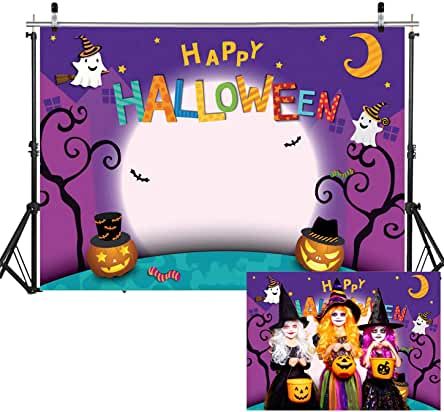 Amazon.ca : halloween backdrop Halloween Party Backdrop, Halloween Party Banner, Pumpkin Moon, Photo Halloween, Halloween Decorations For Kids, Halloween Fest, Halloween Backdrop, Party Photography, Birthday Photography