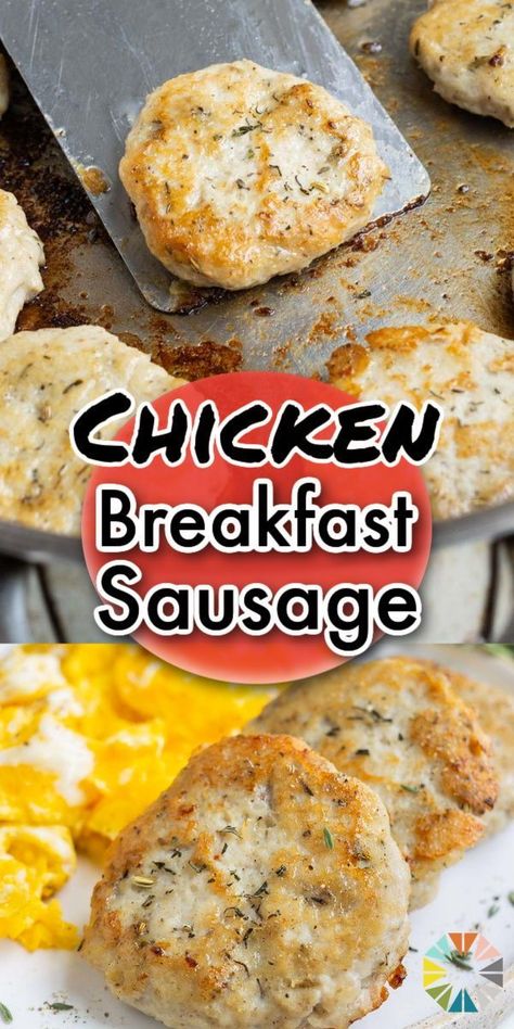 chicken breakfast sausage Diy Breakfast Sausage, Sausage For Breakfast, Chicken Breakfast Sausage, Breakfast Sausage Recipe, Breakfast Sausage Seasoning, Chicken Fennel, Breakfast Sausage Patties, Homemade Breakfast Sausage, Bagel Breakfast Sandwich