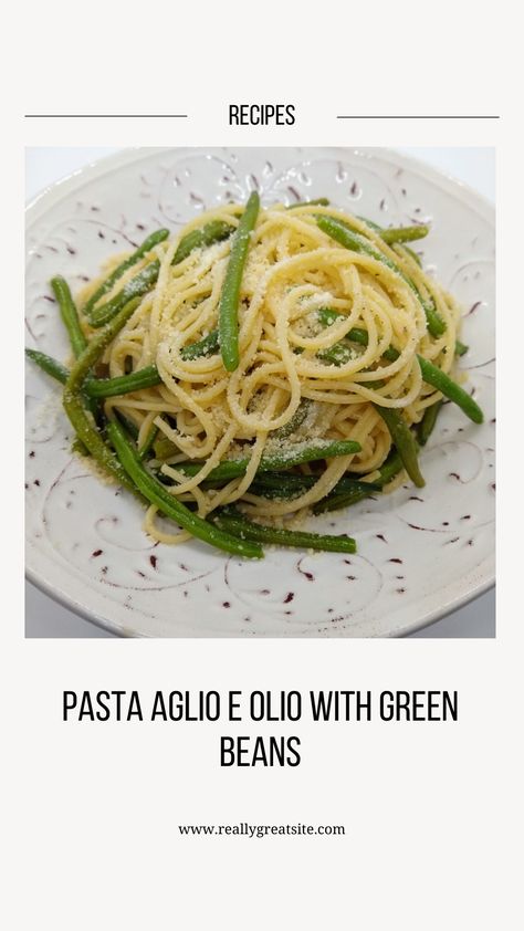 Green Bean Noodles, Green Bean And Pasta Recipes, Pasta And Green Beans Recipes, Spaghetti With Green Beans, Pasta Green Beans, Green Beans And Pasta, Green Bean Pasta Recipes, Pasta And Green Beans, Green Beans And Pasta Recipe