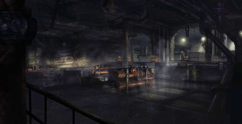 Underground Hideout Entrance Gang Hideout Concept Art, Underground Hideout Concept Art, Superhero Hideout Concept Art, Vigilante Hideout, Hideout Concept Art, Military Base Concept Art, Underground Hideout, Base Concept Art, Underground Entrance