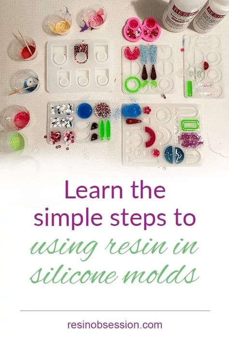 Wondering how to cast epoxy into a mold? Learn how to prepare, pour and demold when casting resin in silicone molds. Video showing steps. How To Pour Resin In Small Mold, How To Pour Resin In Molds, Uses For Silicone Molds, How To Do Resin Art Silicone Molds, Resin Casting Ideas, Diy Resin Mold Release, Resin Beginners, Resin Techniques, Diy Resin Crystals