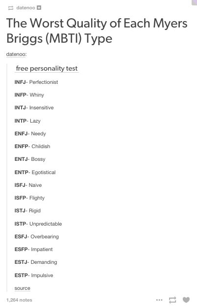 The Worst Quality of Each Myers Briggs (MBTI) Type What Does Mbti Stand For, Infj Perfectionist, Meyers Briggs Personality Types, Isfj T, Intj Istj, Estj Personality, Myer Briggs, Infp Infj, Infp T Personality