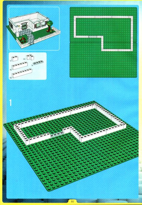 Lego Builds Instructions, How To Make A Lego House, Lego House Building Ideas, How To Build Lego House, Lego House Layout, Lego House Tutorial, Lego Ideas House, Simple Lego Builds Instructions, Lego House Ideas Easy Instructions