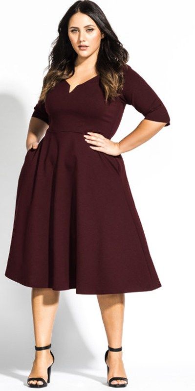 51 Plus Size Party Dresses - Holiday and New Years Party Dresses - Plus Size Fashion for Women - alexawebb.com #plussize #alexawebb Rekha Fashion, Plus Size Party Outfit, Dress For Big Size Woman, Vestidos Color Vino, Alexa Webb, Birthday Dress Women, Plus Size Dresses For Women, Birthday Outfit For Women, Dresses Holiday